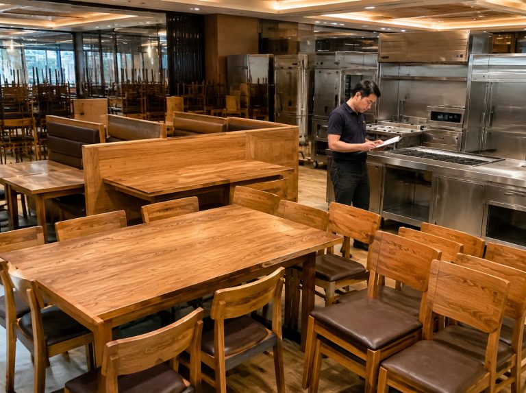 古城区酒店餐饮设备及实木家具回收